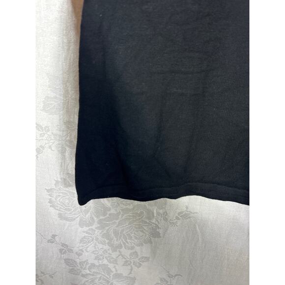 J Jill Sweater XL PETITE Black Studded Sparkle Wool Blend Long Raglan - Picture 2 of 11